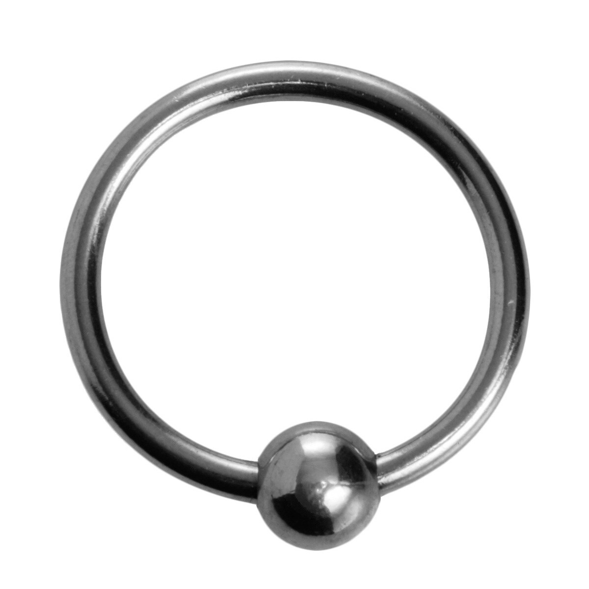 1.1″ Metal Ball Orgasm Penis Head Glans Cock Ring Increase Orgasm Sex Jewelry