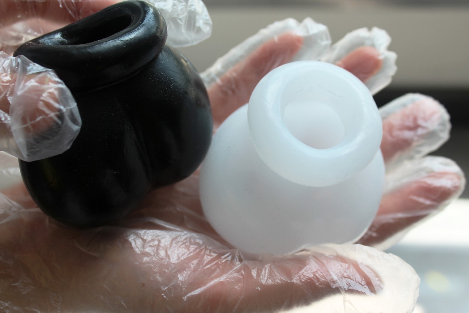 Men Penis Cock Testicle Squeeze Ring Ball Stretcher Scrotum Sack Cage Bag SexToy