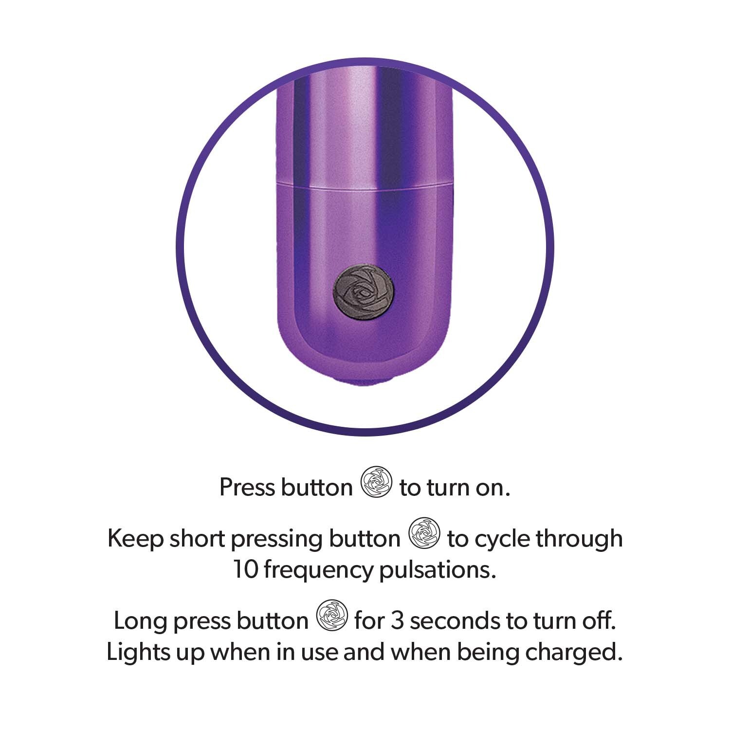 Secret Lover Rechargeable Vibrator – Purple