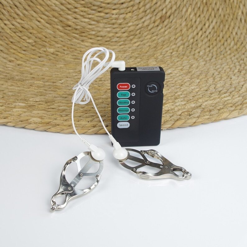 Clover Clamps Shock Sets Conductive Female labia Clit Male scrotums Clamp