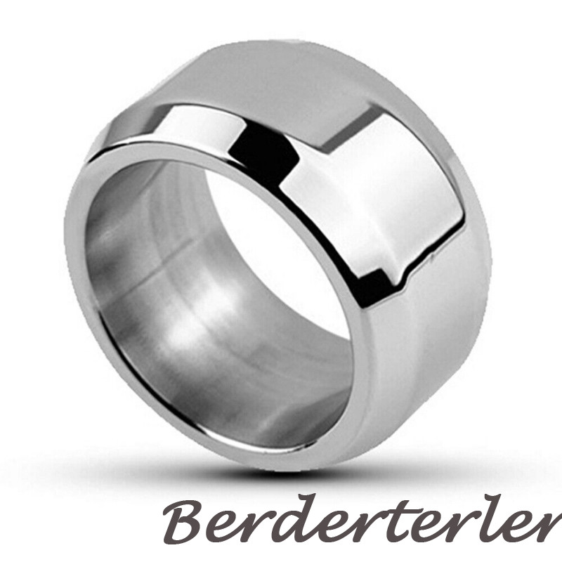 Thicken Glans Ring Steel Cockring Male Penis Head Rings Erection