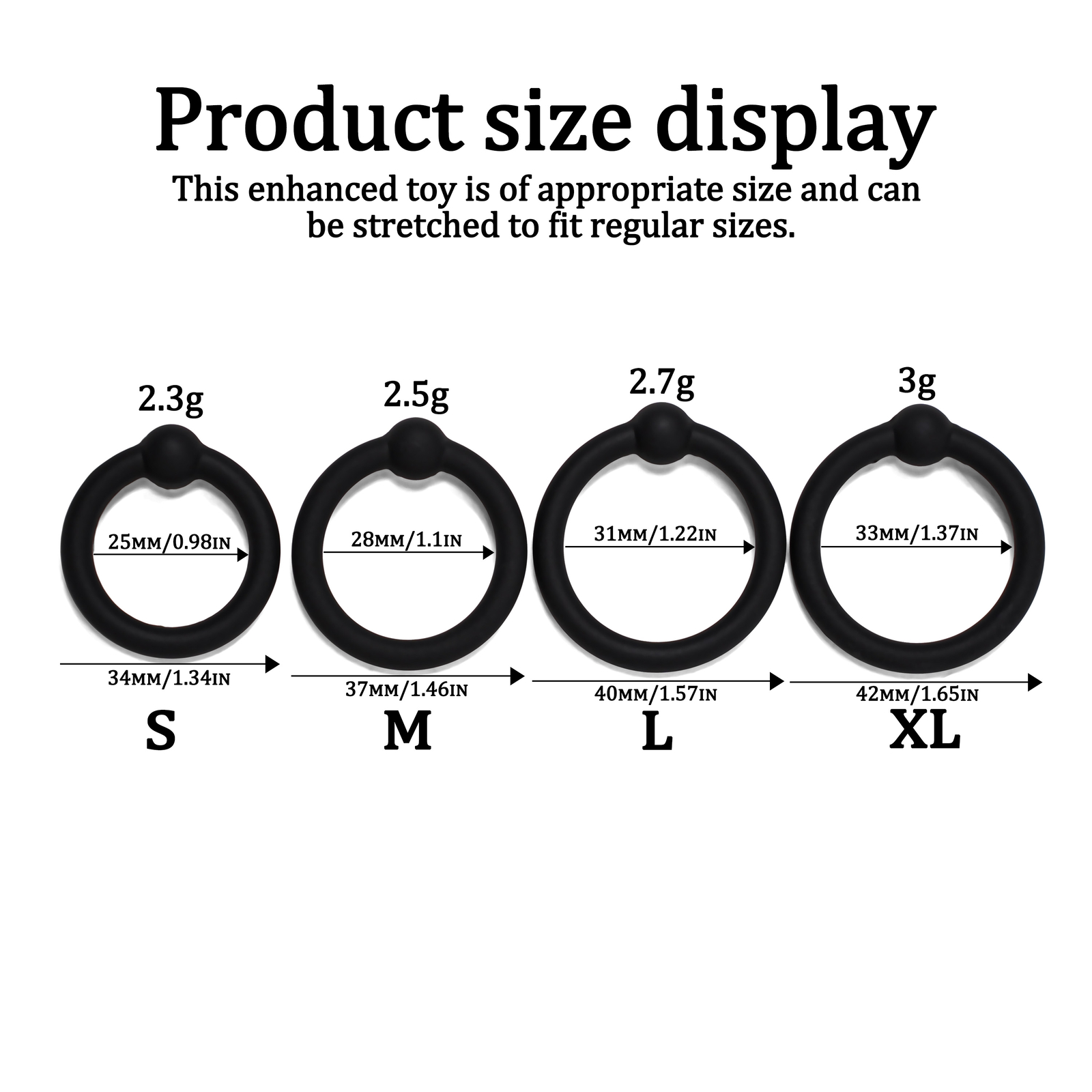 7PCS Cock Ring Silicone Super Stretchy Strong Stay Hard Penis Rings Men Sex Toys