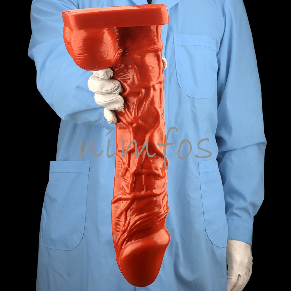 14.9*2.75 inch Dildo Suction Cup Anal Vagina Sex Toy For Women Waterproof Gift
