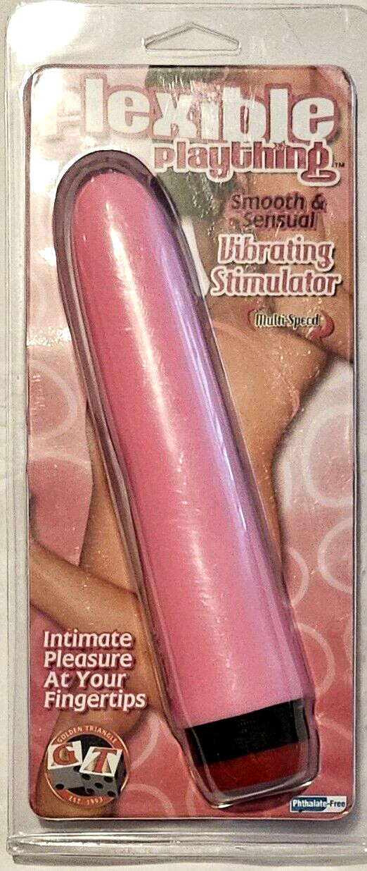 Golden Triangle Pink Flexible Plaything Vibrator