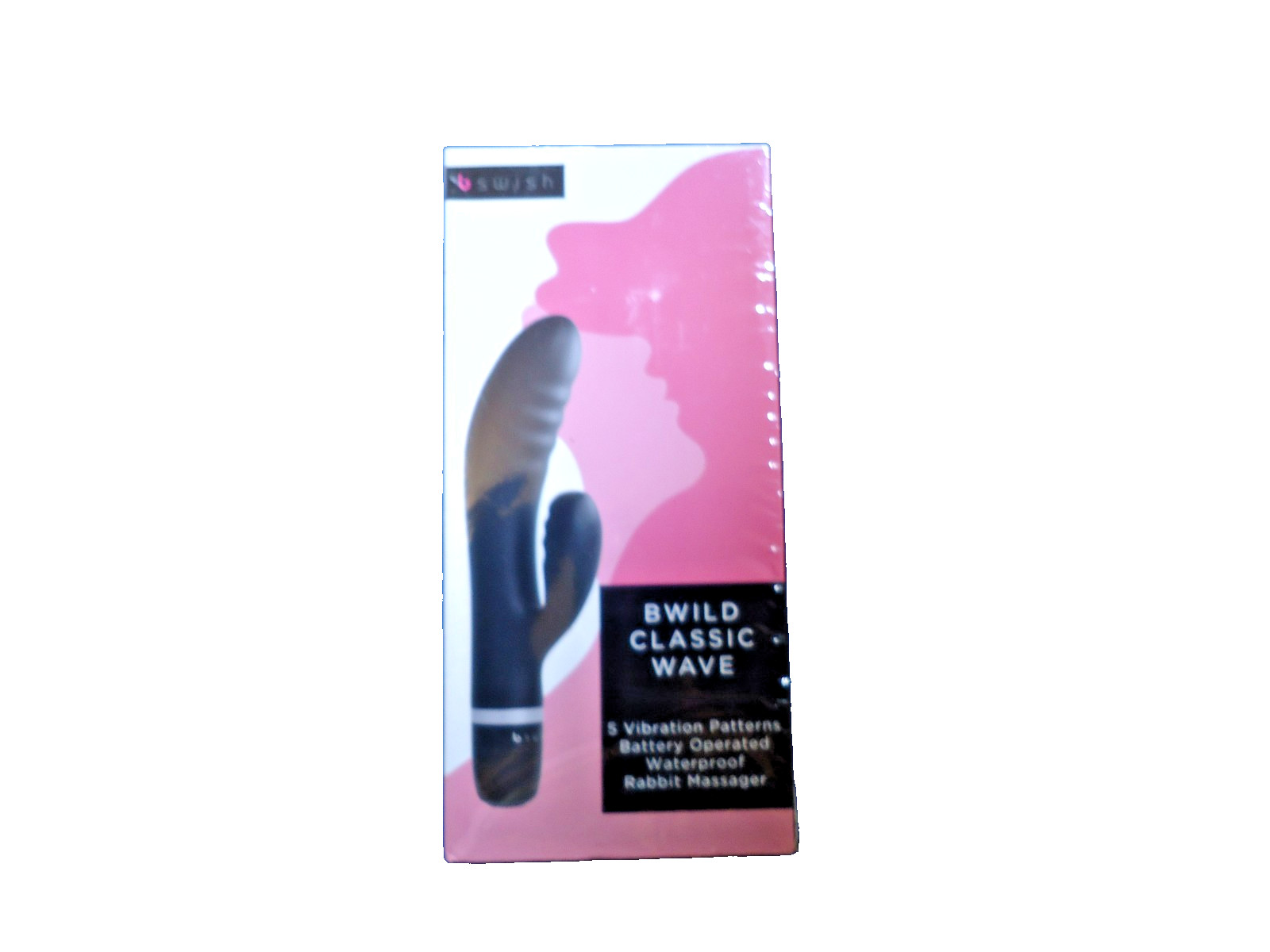 B Swish Bwild Classic Wave Rabbit Vibrator Black