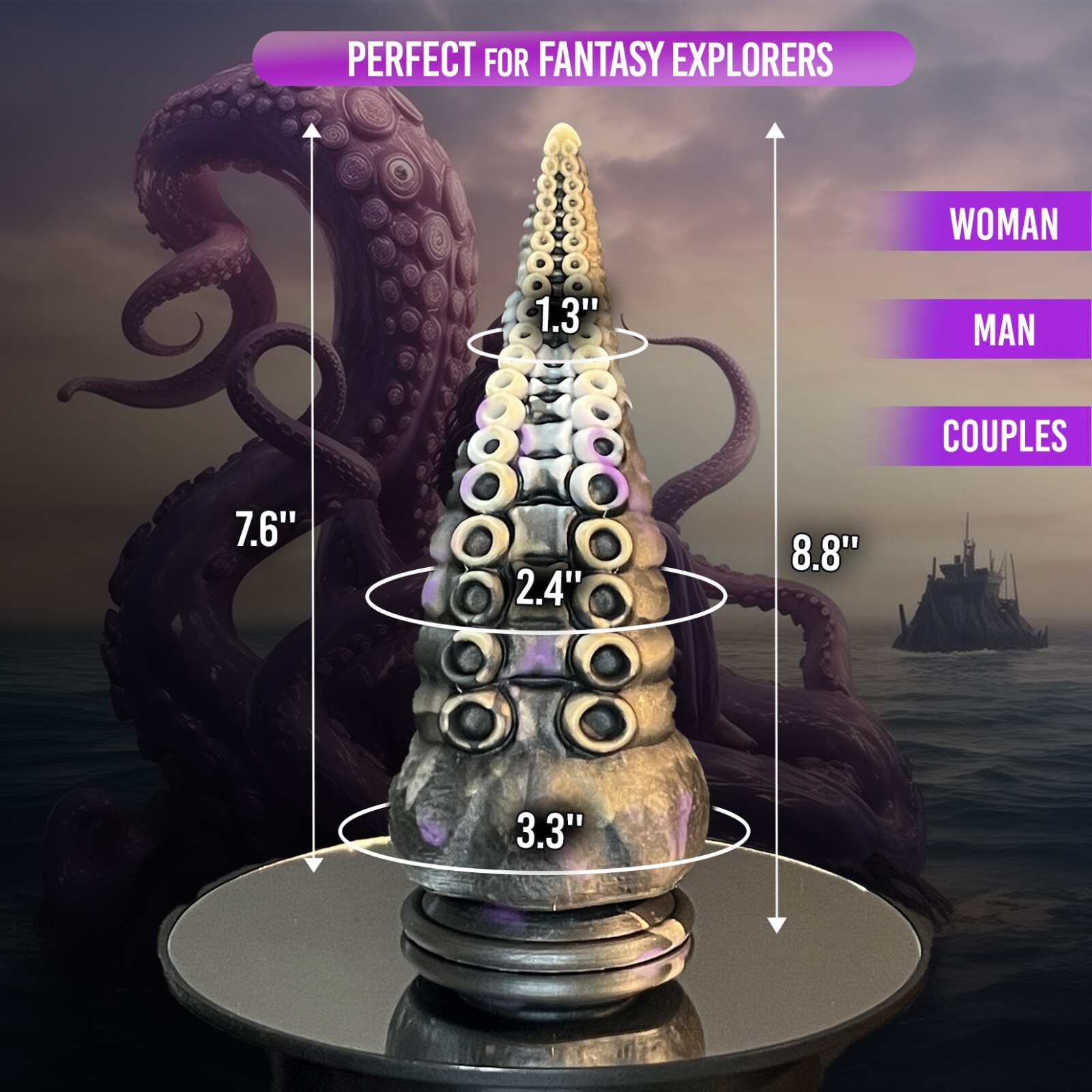 Tentacle Dildo Fantasy Monster Silicon Dildo Octopus Adult Sex Toy Huge Big Dick
