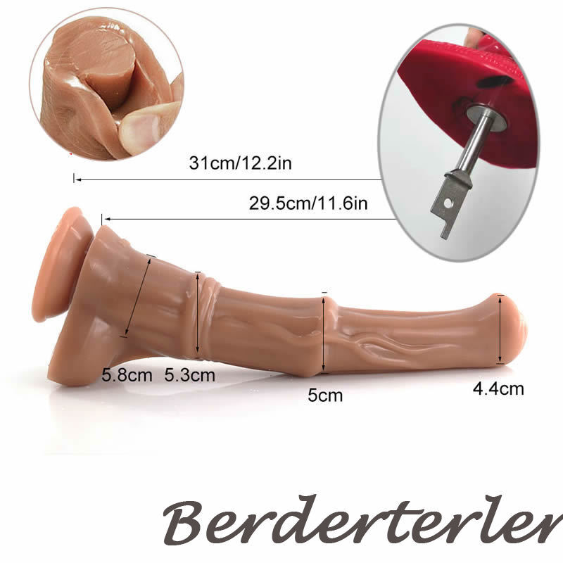 DIY Accessories Double-layer Silicone Dildos Fits Reciprocating Saws Sex Machine