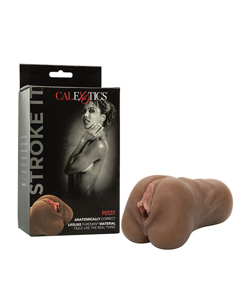 Stroke It Pussy Masturbator – Brown