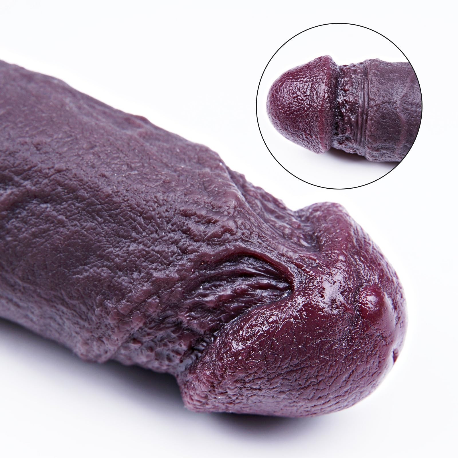 19.7 * 1.7 Inch Double Headed Giant Dildo, Double Sided Thick Black Penis, Si…