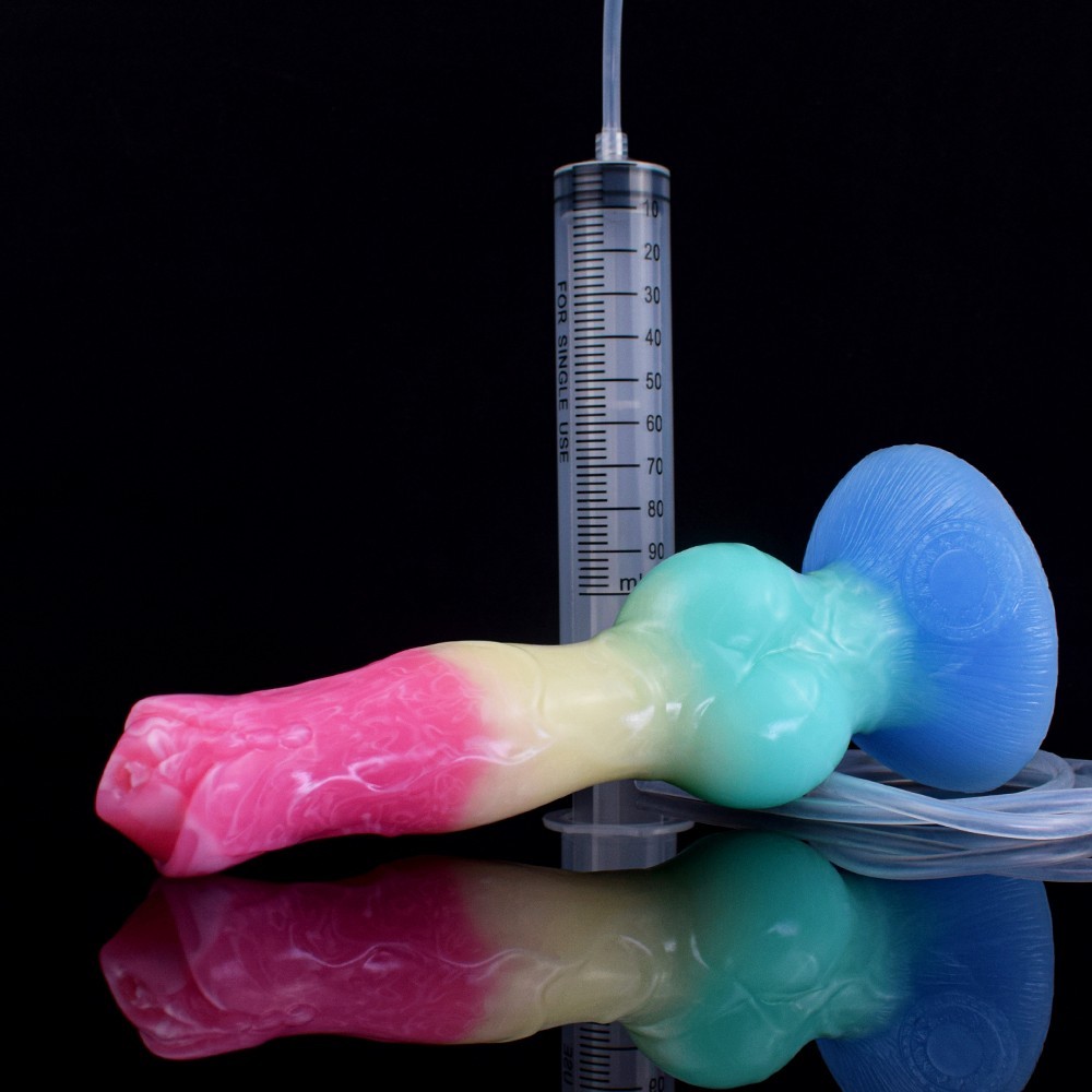 Monster Squirting Ejaculating Dildo Realistic Suction-Cup Penis G-spot Anal Toy