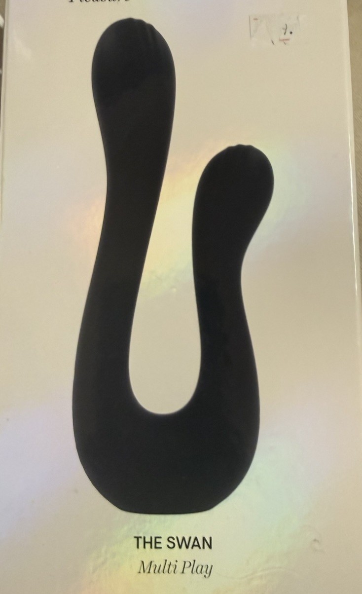 Playboy Pleasure The Swan Dual Shaft Silicone Vibrator – Brand New In Box