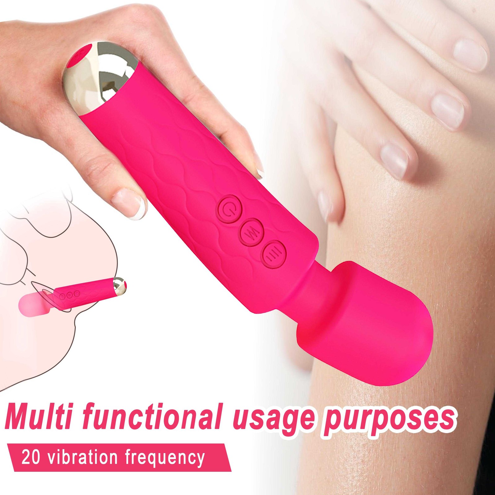 Sex Toys for Women G-spot Clit Vibrator Dildo Massager Adult Orgasm Rechargeable