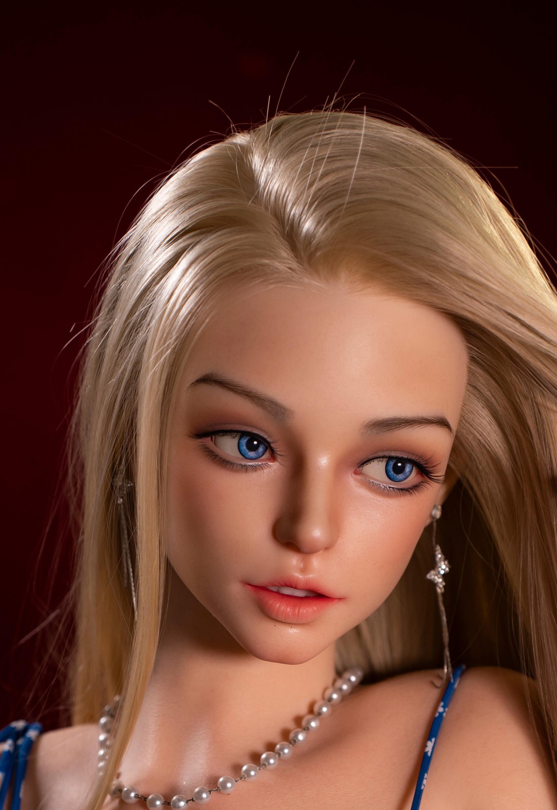 Realistic Sex Dol l Head Mobile Jaw Real Oral Sex Masturbator Implanted Hair Toy