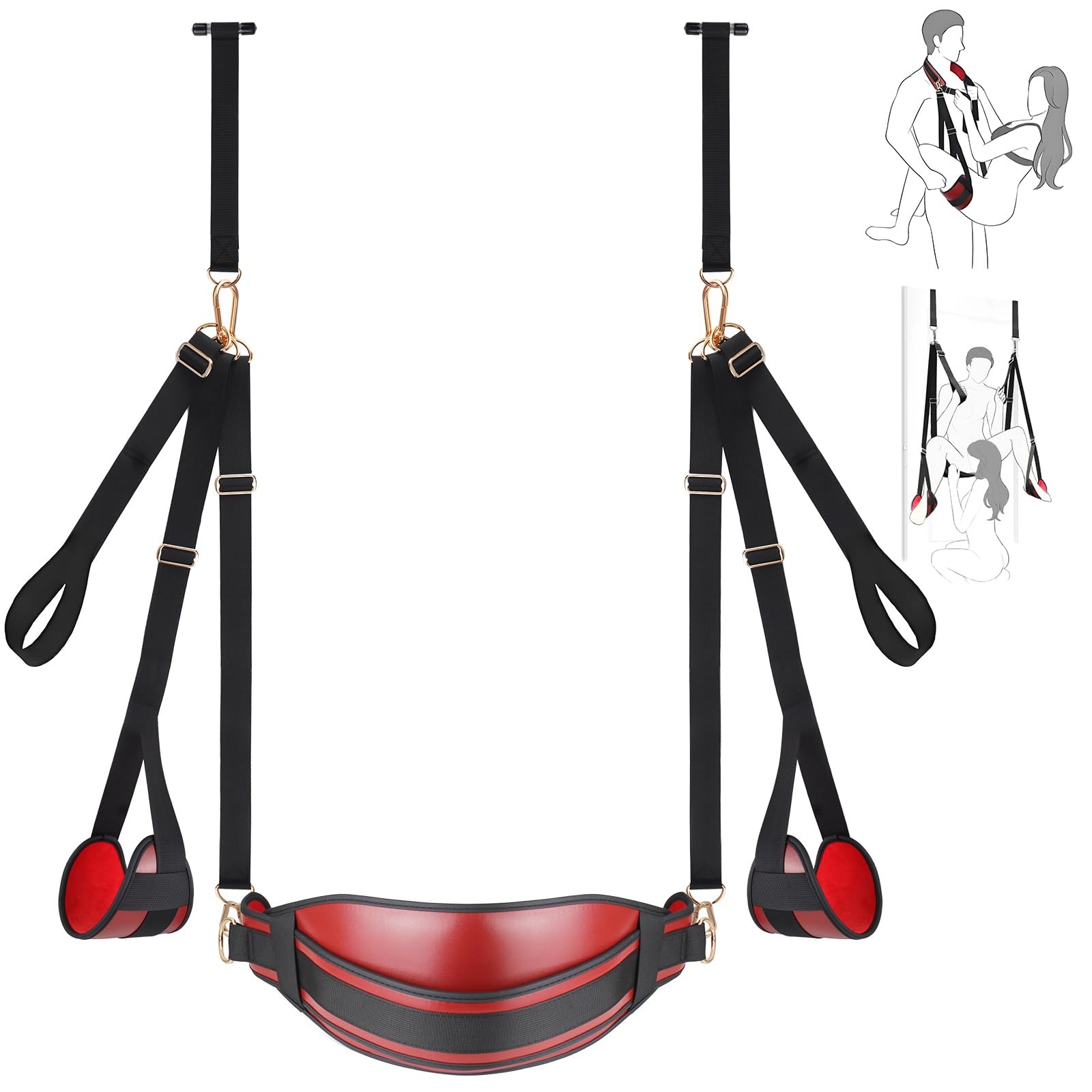 Sex Swing BDSM Sex Toys 2 in 1 Bondage Restraints BDSM Bondage Adjustable Thi…