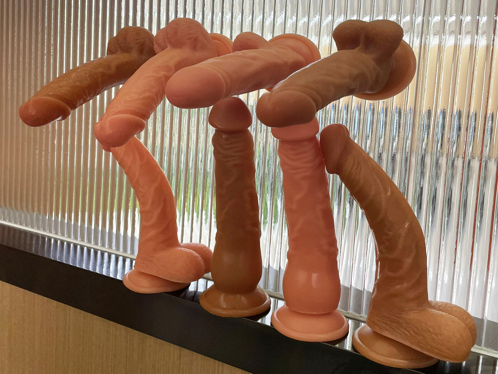Dildo Sex Toy With Suction Cup Realistic, 7-10 Inches, Small/Big/Large Real Feel