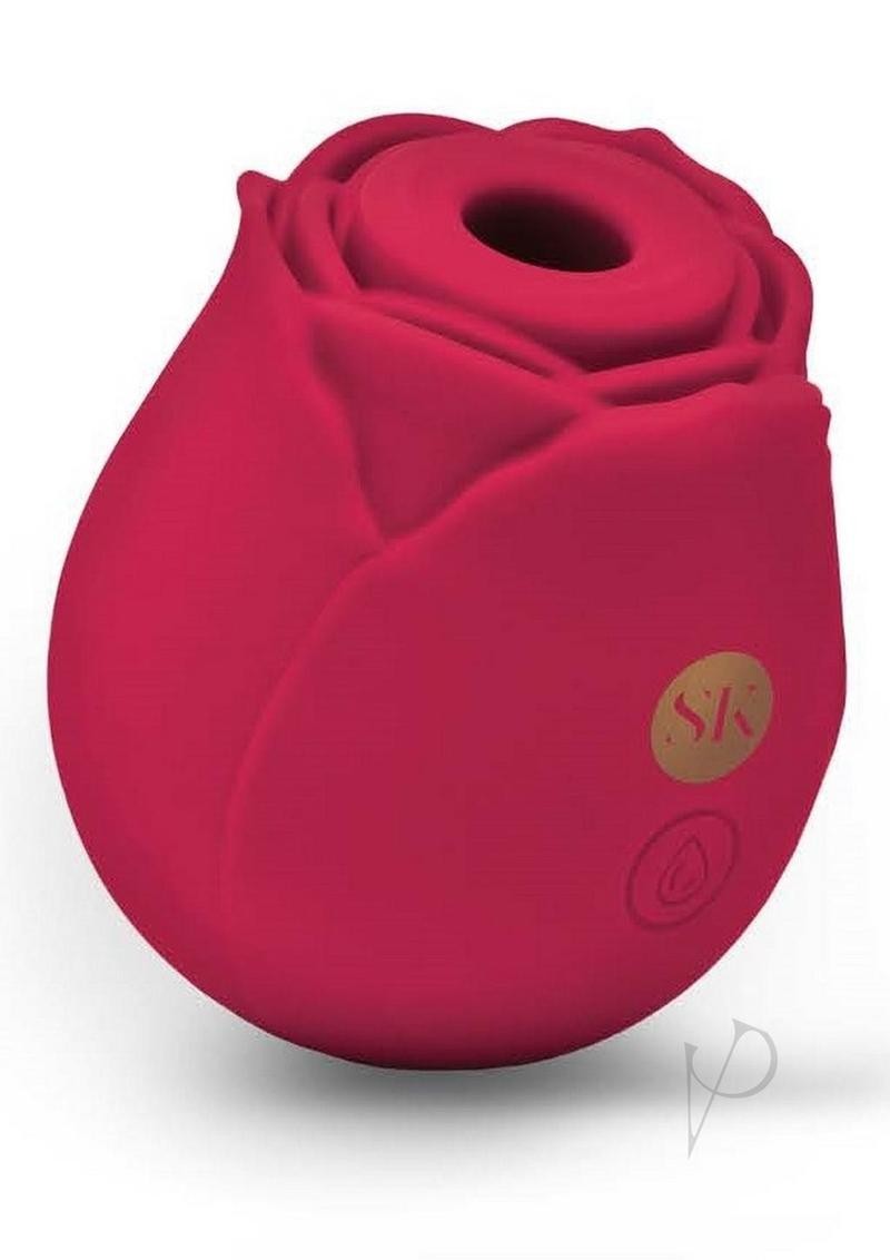 Secret Kisses Rosegasm Air Rechargeable Silicone Clitoral Stimulator – Red