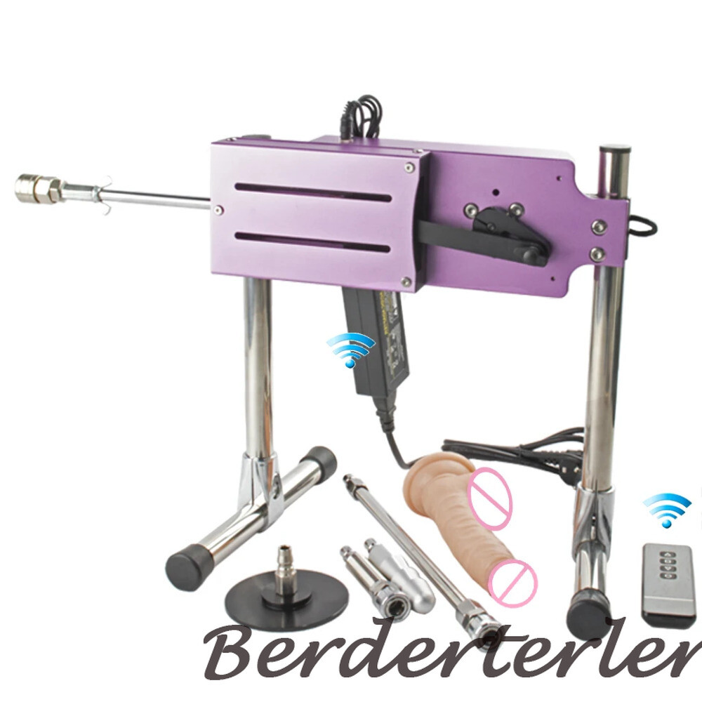 120W Powerful Quiet Sex Machine with Attachments Automatic Masturbation Machine