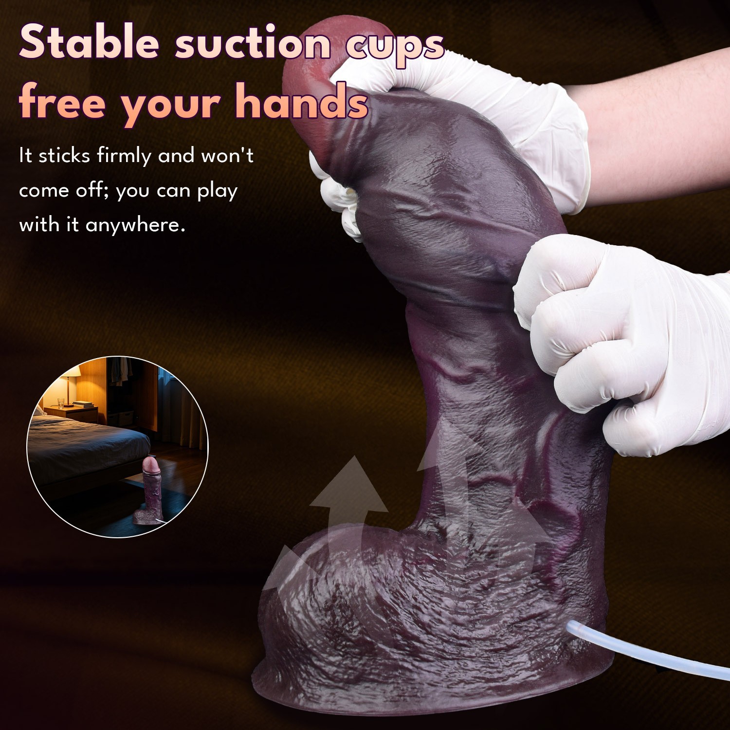 HUGE Big Squirting Ejaculating Dildo Realistic Suction-Cup Penis G-spot Sex Toys