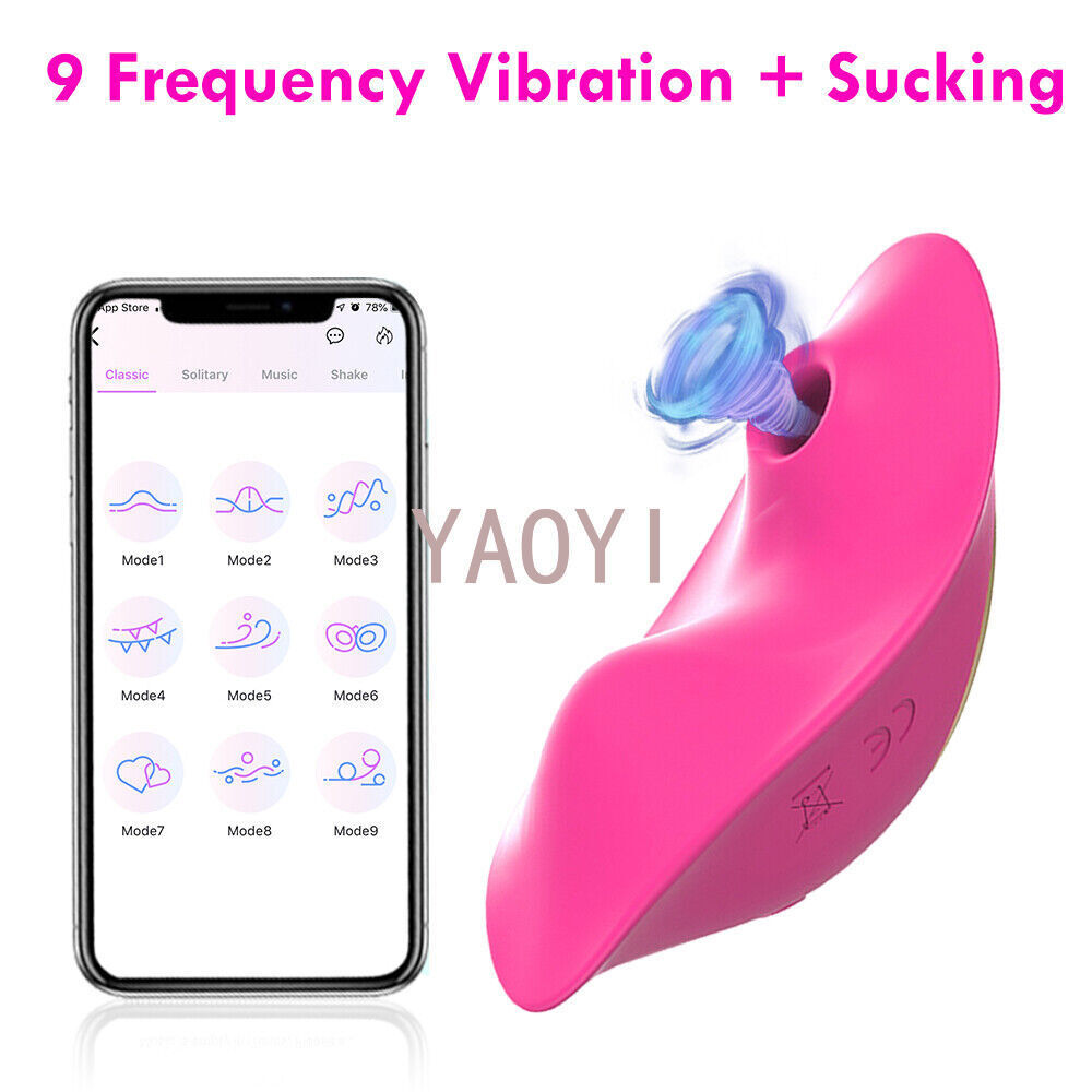 Long-Distance Panties APP Wearable Clit Sucking Vibrator G-Spot Massager Sex Toy