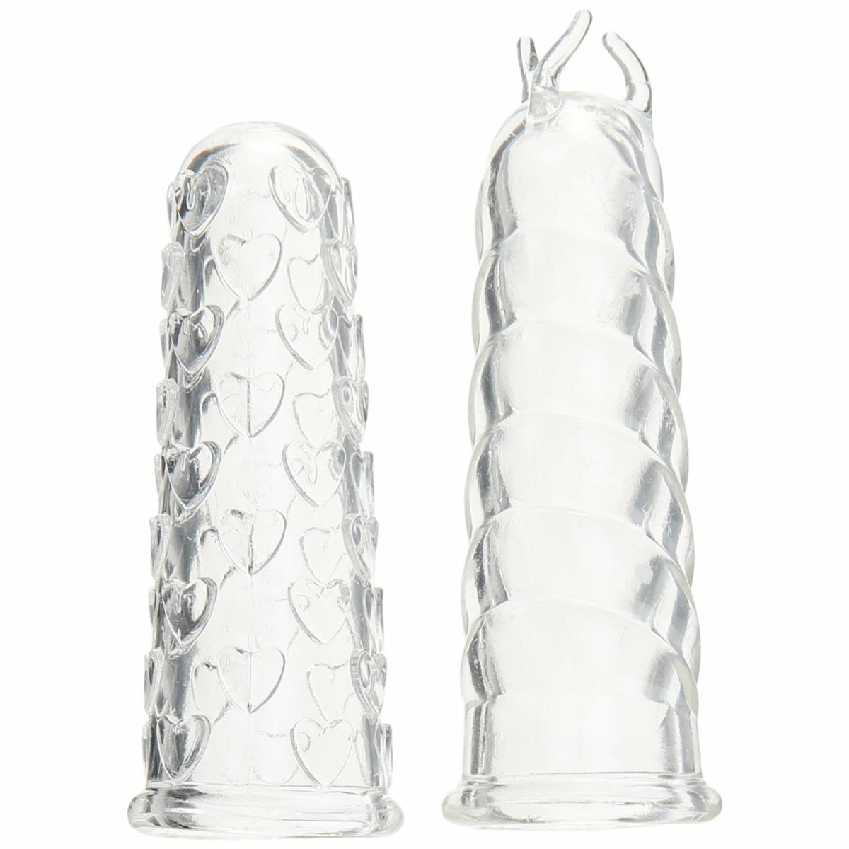 Soft Stretchy Finger Sleeve Teasers Set of 2 Couple Foreplay Sex Toys