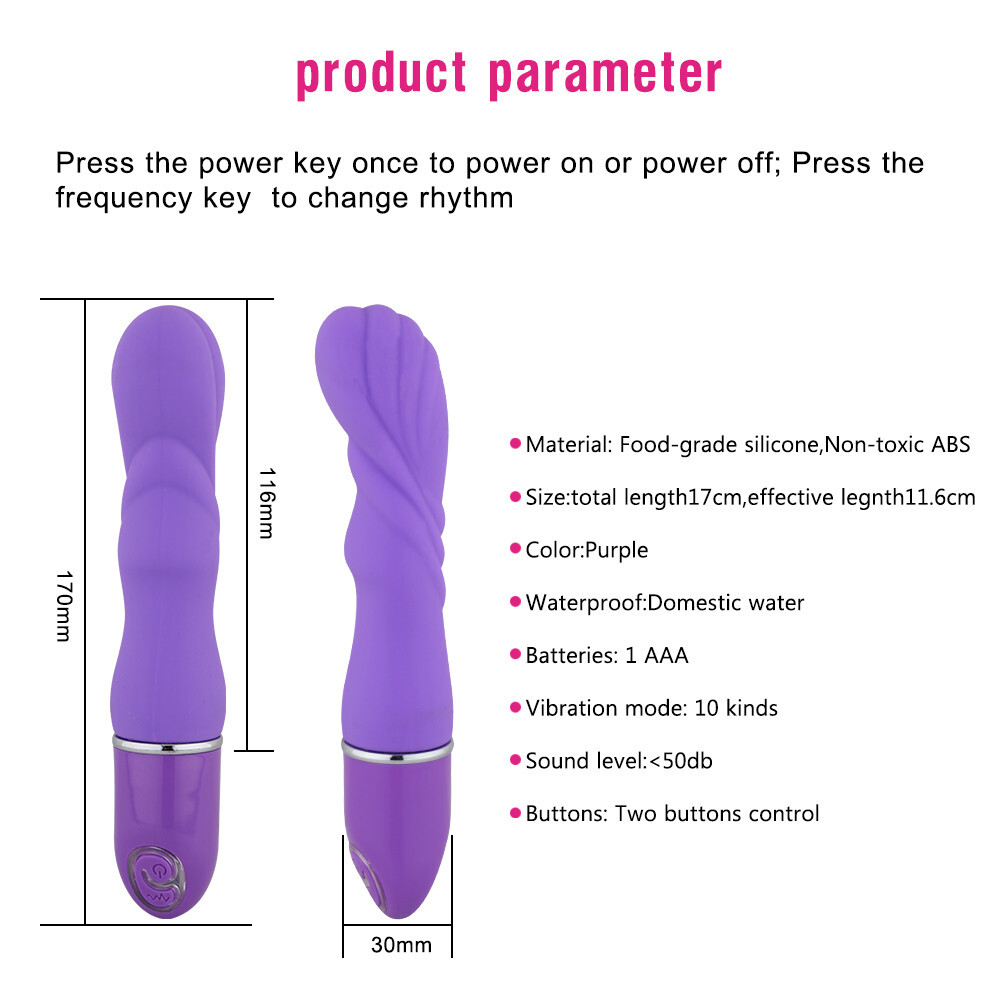 Massager Multispeed Vibrator G-Spot Dildo Rabbit Women Adult Waterproof Sex Toy