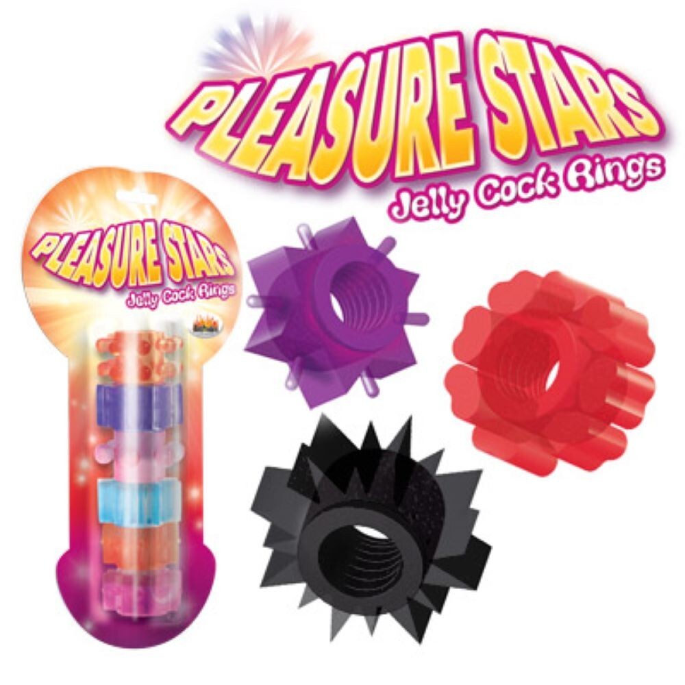 Pleasure Star Ultra Tight Fit Long Lasting & Super Soft Penis Rings, New