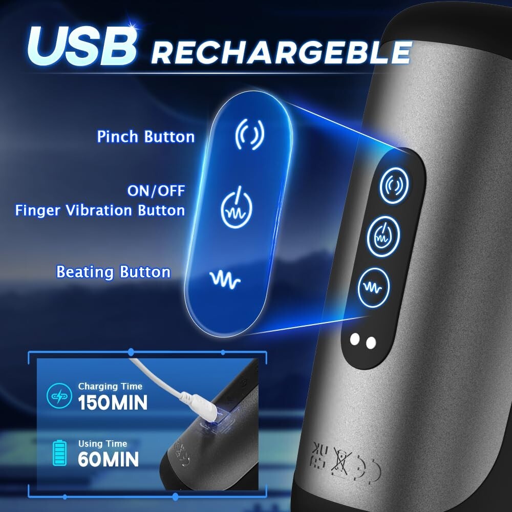 Vibrating Male Stroker Penis Trainer Glans Stimulator for Training Sex Toys Men