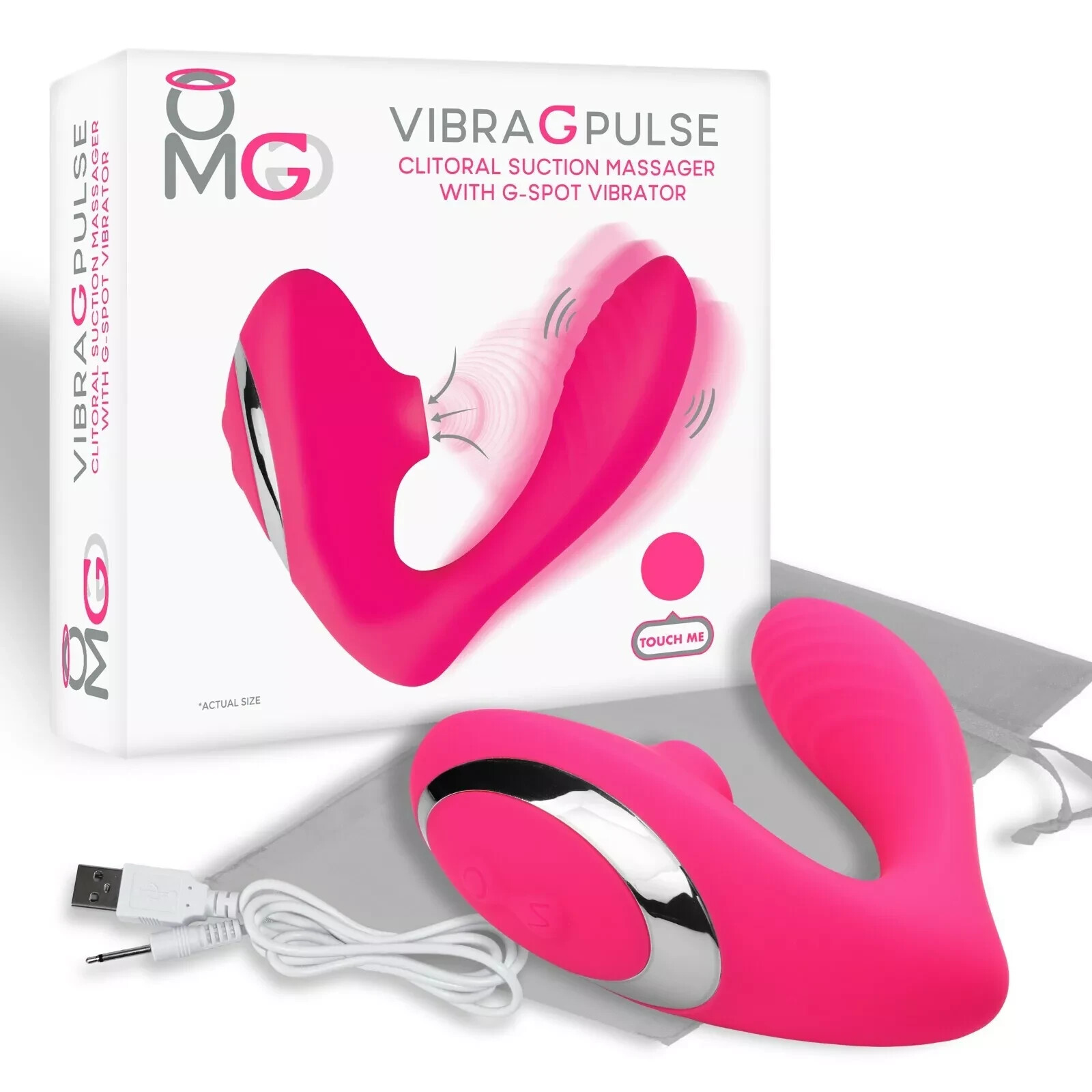 OMG Vibra G Pulse Multi Mode Clitoral Air Massager G-Spot Stimulation Sex Toy