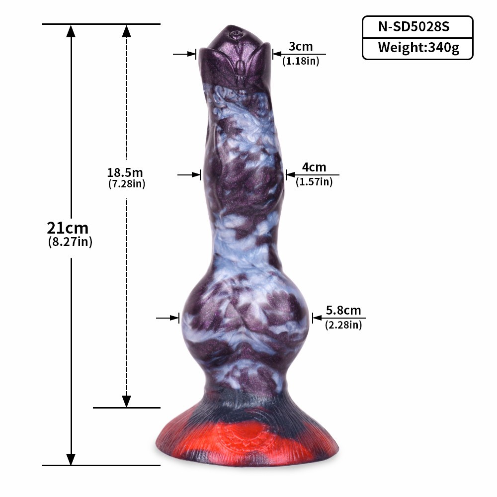Large Knot Dildo Fantasy Penis with Suction Cup Monster Big Anal Plug Sex Toys