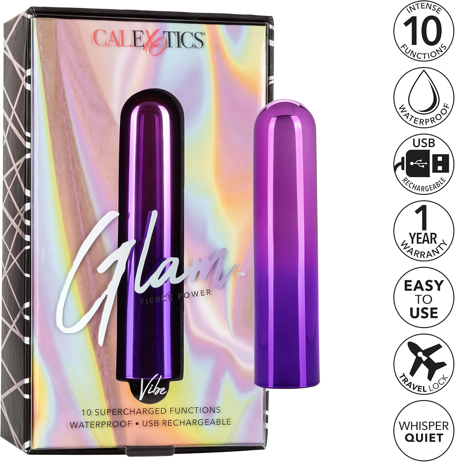 CalExotics Glam Vibe Bullet Vibrator | Adult Sex Toys | Vibrators