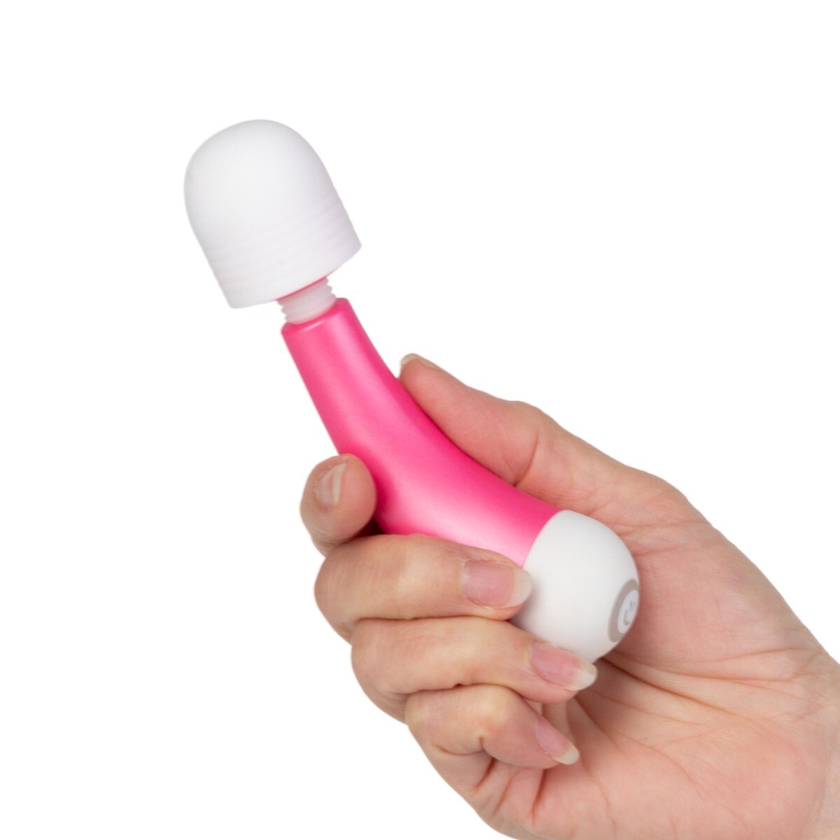 Rose Pink Petite Female Pleasure Mini Wand Massager Vibrator Sex Toys