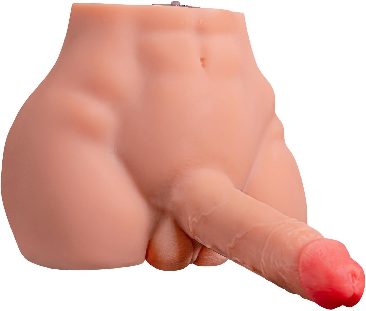 Male Torso Sex Doll with Thrusting & Vibrating 7.3 Inch Dildo, Adult Sex Toys…