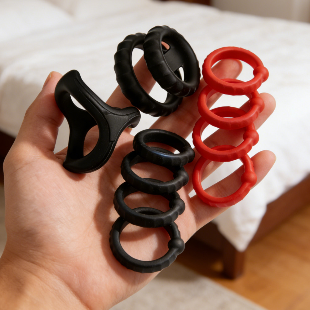 10PCS-Cock-Ring-Set-Erection-Soft-Stretchy-Penis-Rings-Silicone-Sex-Toys-For-Men