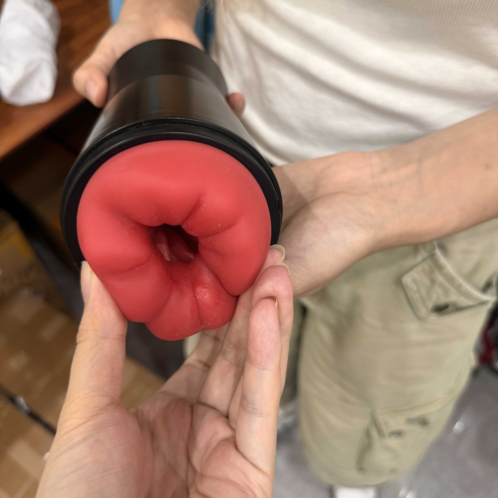 APP Control Sucking Male Mastubator Blowjob Masturbation Penis Training Delay