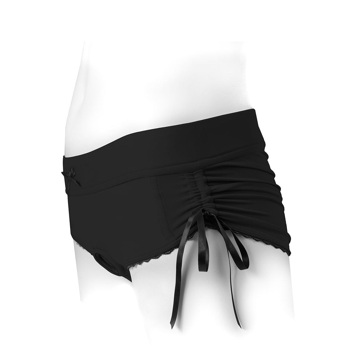 SpareParts Sasha Harness Black/Black Nylon – XL Size – Premium Nylon Harness