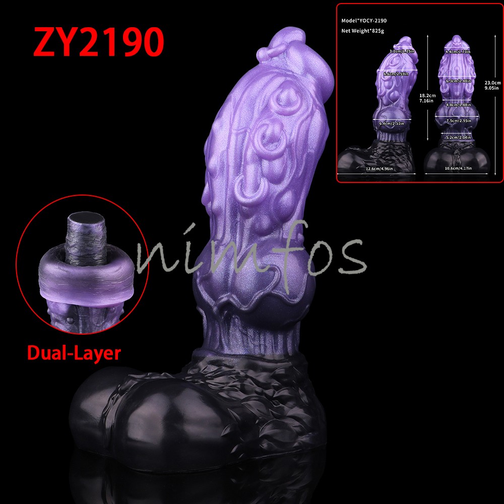 Silicone Dildo Super Soft Vaginal Anus Dilator Fantasy Butt Plug Masturbator