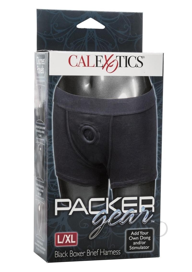 Packer Gear Boxer Brief Harness – L/XL – Black