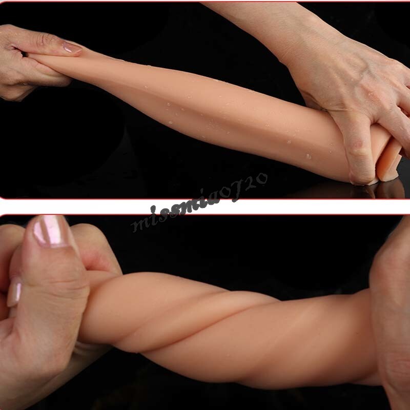 Huge Thick Anal Dildo Female Masturbator Liquid Silicone Expander for Women