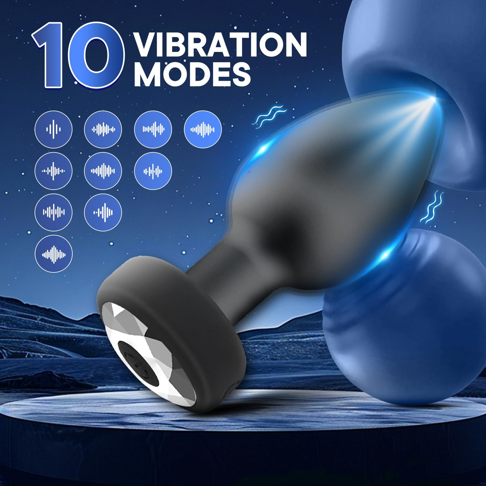 Anal Plug Sex Toys Vibrator 3Pcs Silicone Anal Toys Butt Plug Training Kit wi…