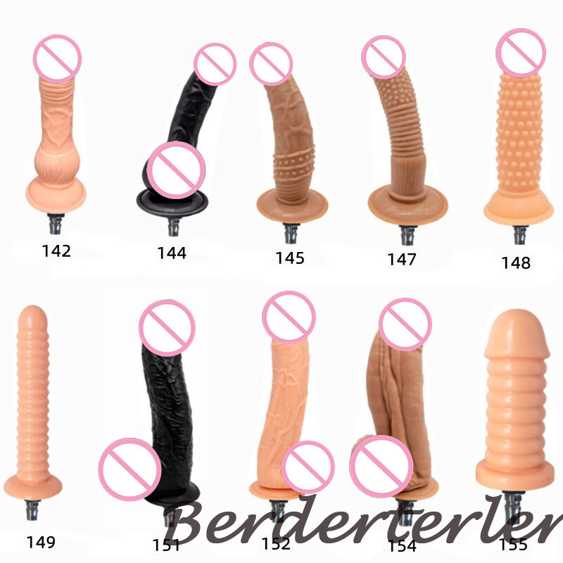 Sex Machine Attachment 3XLR Attachment Dildo Penis Quick Couplings Accessories