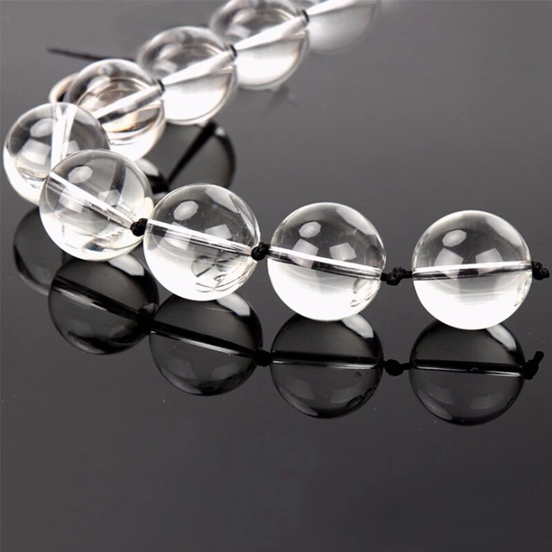 Glass Beads Ball Anal Butt Plug Stretcher Stimulate Sounds Massager Sex Toys SM