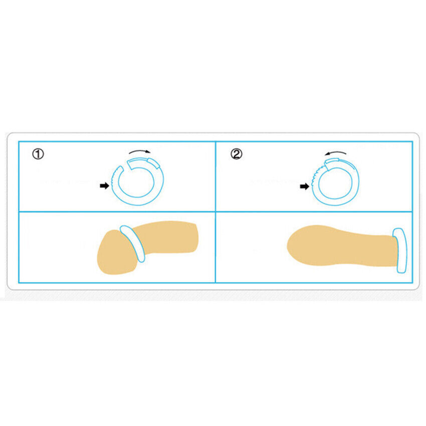 Adjustable Penis Rings Cock Ring Extender Enlargemen Delay Sex Toys Men Adult