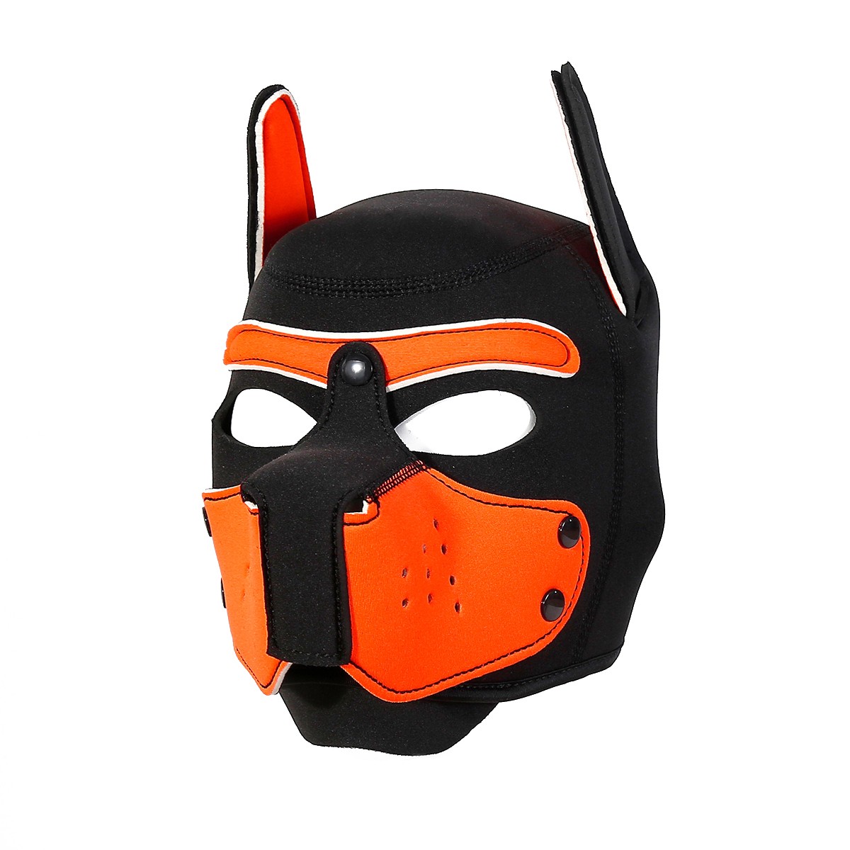 Dog Head Hood Mask Crawling Arm&Knee Leg Cuffs Collar Restraint Set Cosplay BDSM