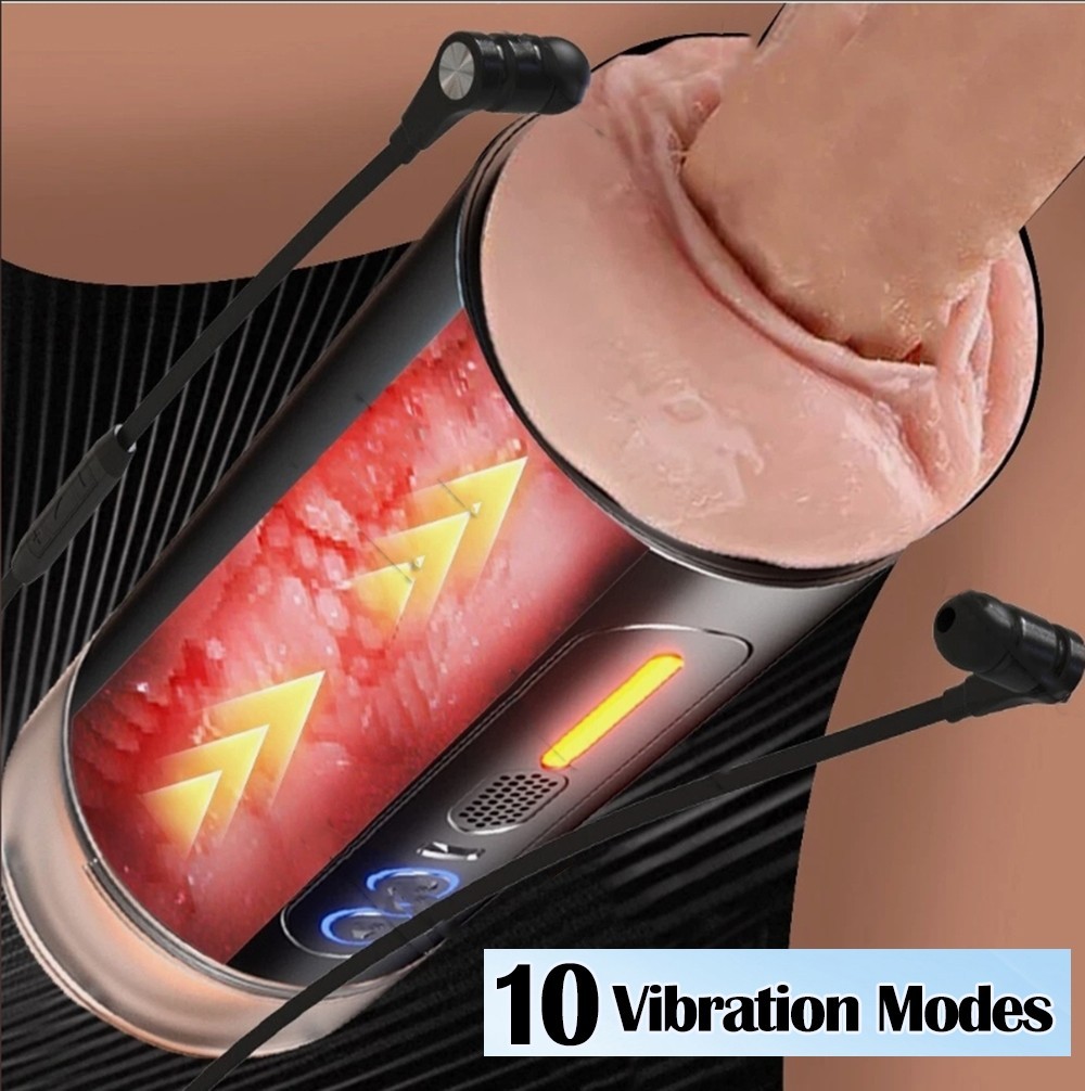 Men’s Masturbator Pocket Pussy Automatic Male Masturbation Cup Intelligent Voice