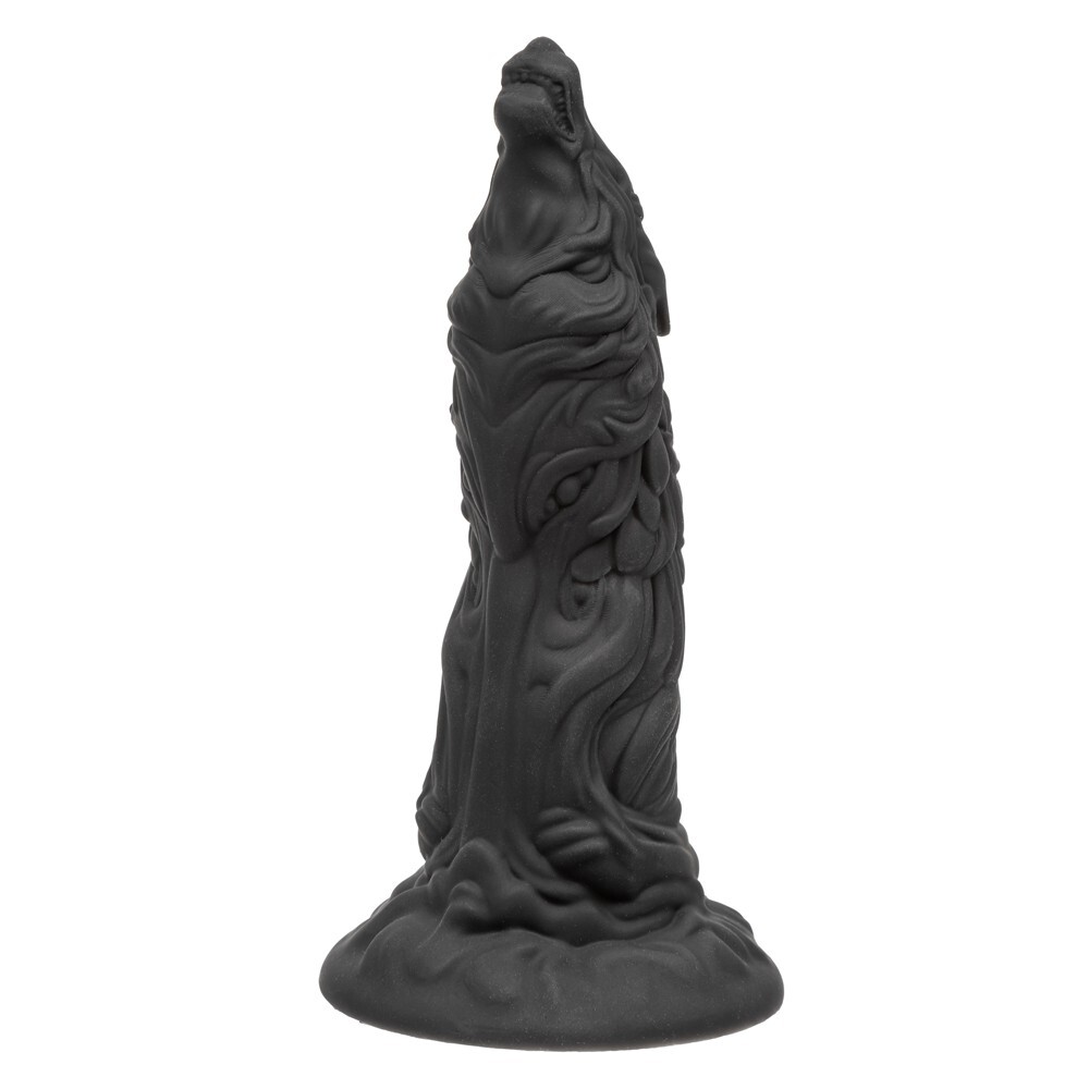 Cal Exotics Monster Dong The Werewolf Dildo Black – Silicone Fantasy Dong