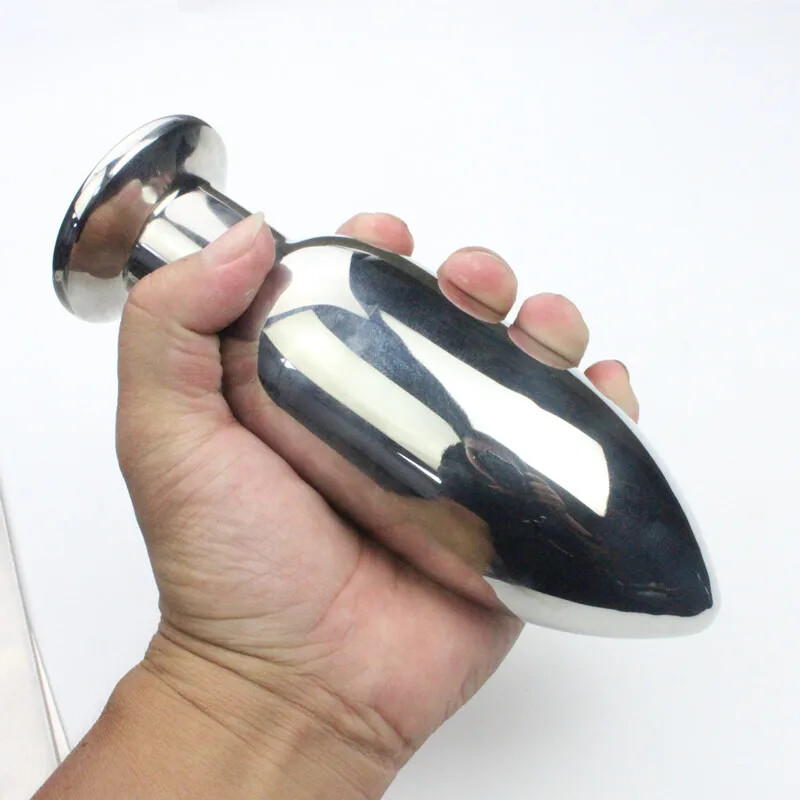 16 Size Anal Plug Stainless Steel Anus Butt Simulation Dilator Toys for Couples