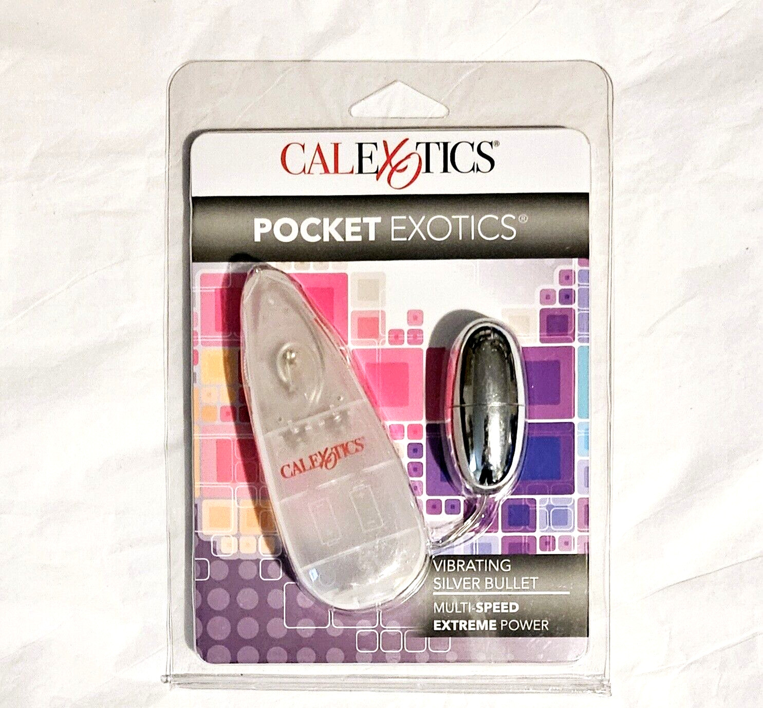 Cal Exotics Pocket Exotics Vibrating Silver Bullet Multi-Speed Extreme Power