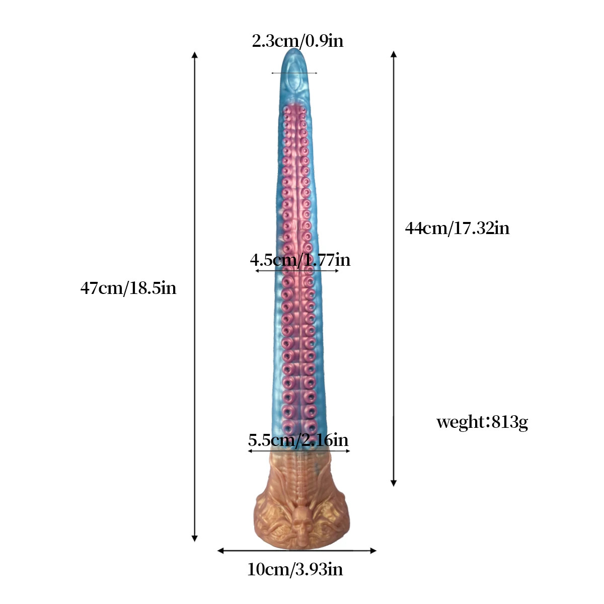 Extra Long Monster Silicone Dildo Anal Plug Tentacle Penis Vagina Masturbation