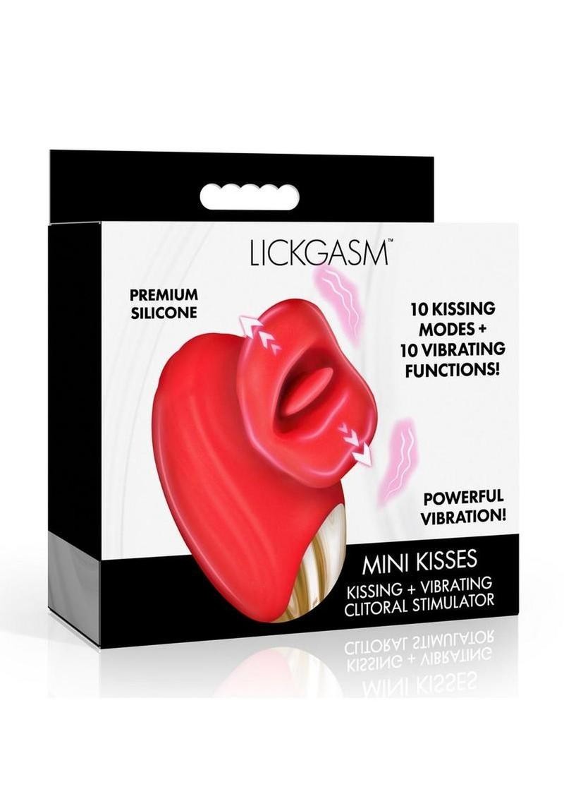 Lickgasm Mini Kisses Kissing & Vibrating Silicone Clitoral Stimulator