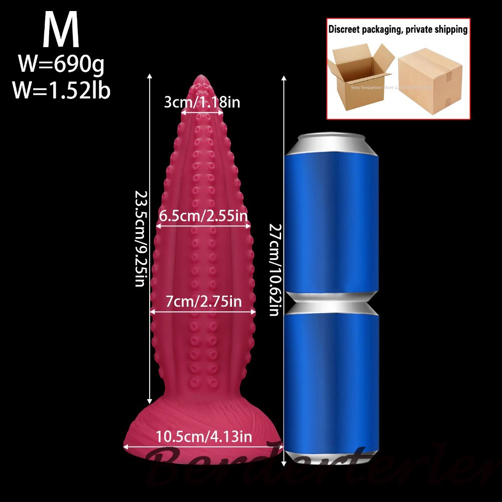 Huge Anal Plug Dildo Silicone Anus Dilator Butt Plug Vagina Masturbator
